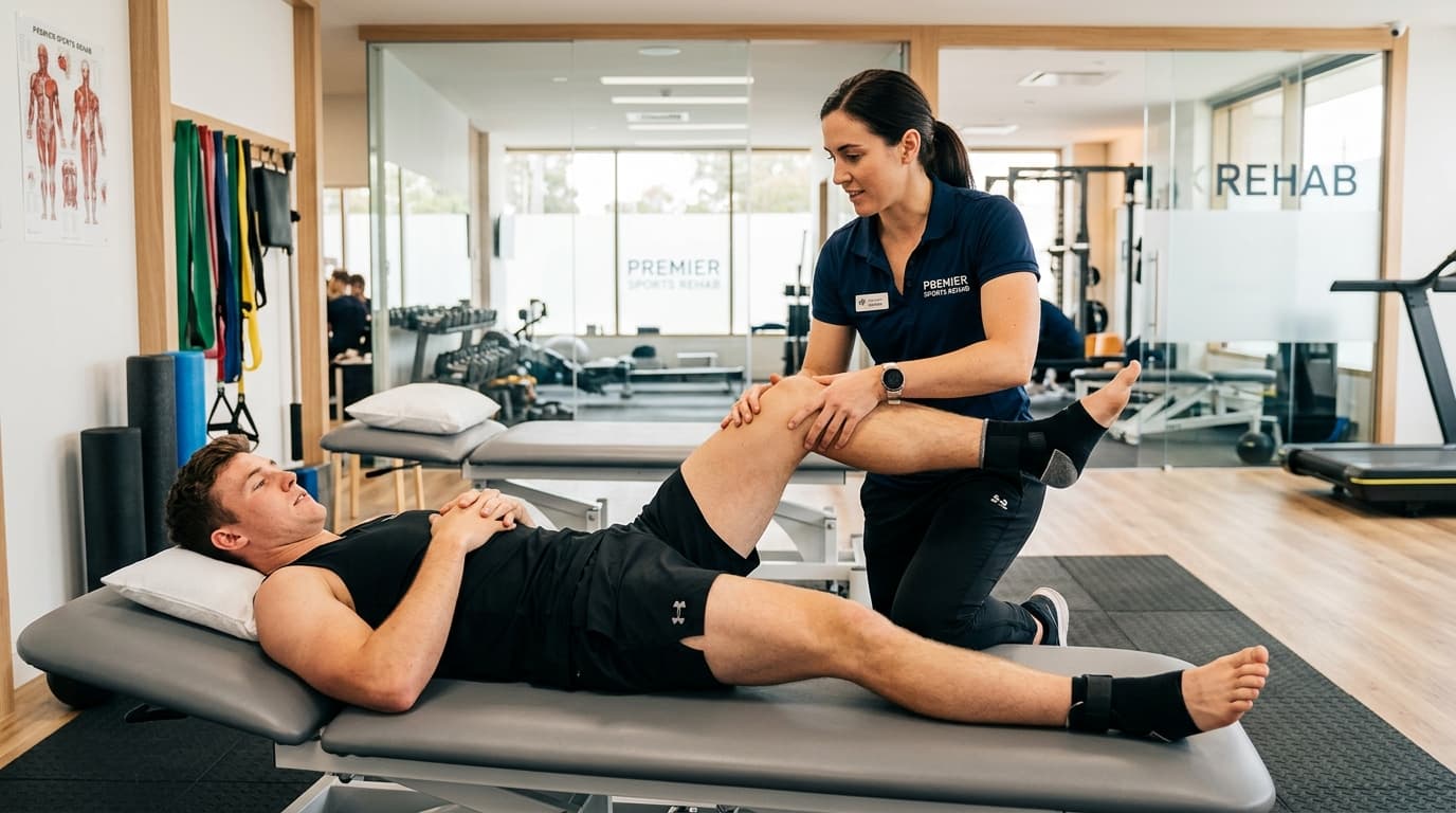 Senior Physiotherapist performing clinical assessment in Jaipur